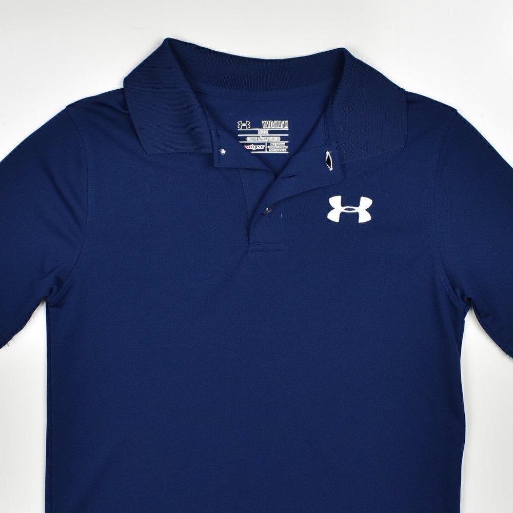 Under Armour Dri Fit Polo Golf Shirt M - Picture 3 of 4